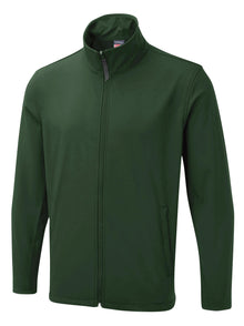 The UX Printable Soft Shell Jacket UX10 - Bottle Green