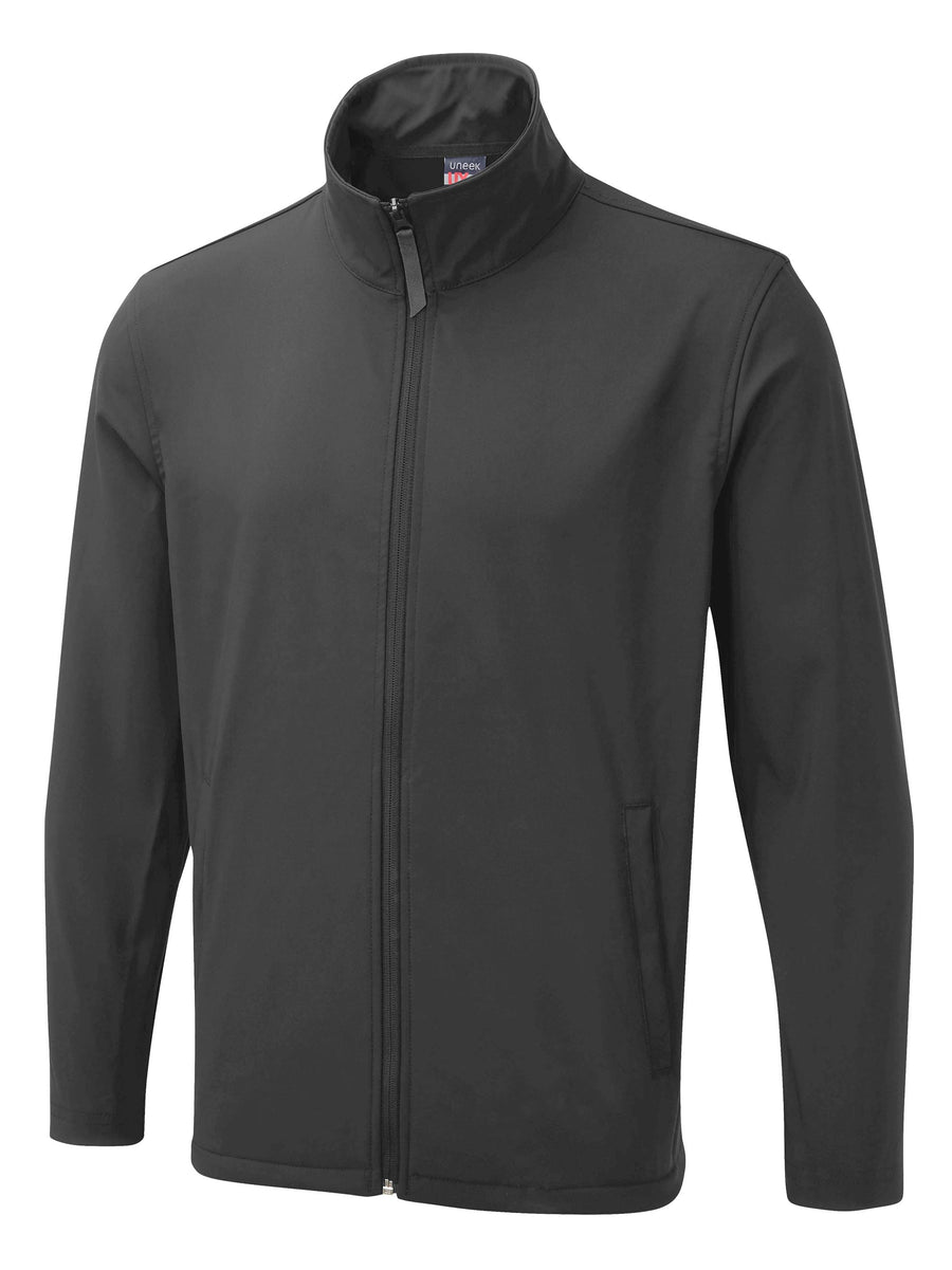 The UX Printable Soft Shell Jacket UX10 - Charcoal