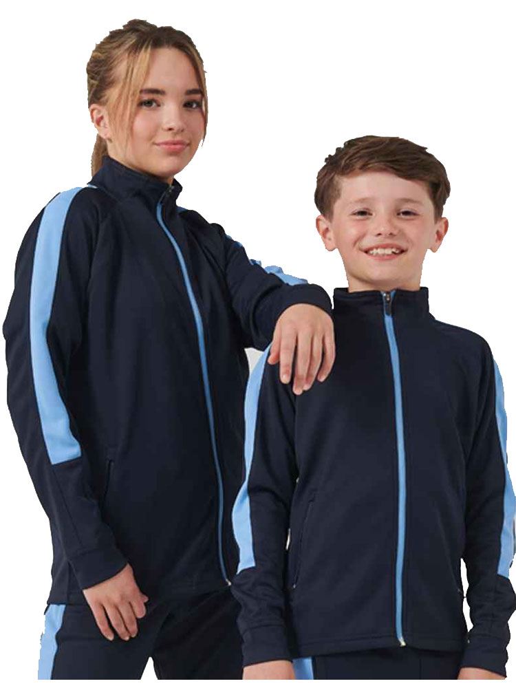 Finden + Hales Kids Knitted Tracksuit Top LV873 - model view