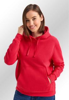Ladies Deluxe Hooded Sweatshirt UC510 - lifestyle model