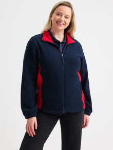 Two Tone Full Zip Fleece Jacket UC617 - lifestyle model