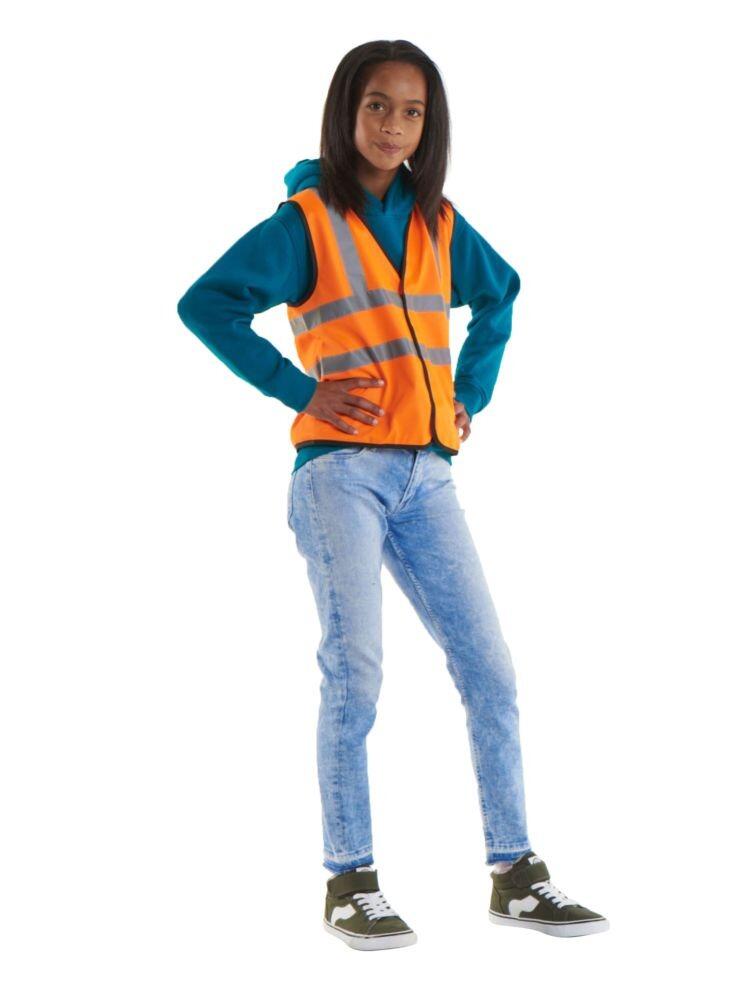 Childrens Hi-Viz Waist Coat UC806 - lifestyle model